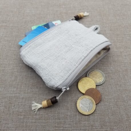 altes LEINEN - zweiBAG - eine Tasche 2 Fächer
