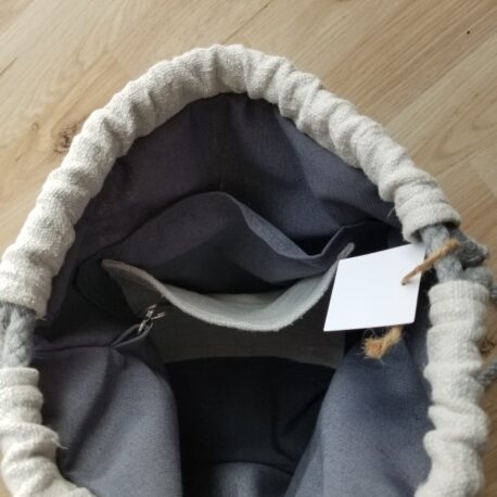 altes LEINEN upcycling - Gymbag PUR - Image 3