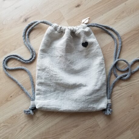 altes LEINEN upcycling - Gymbag PUR - Image 9