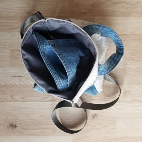 altes LEINEN mit Jeans UPCYCLING - Image 5